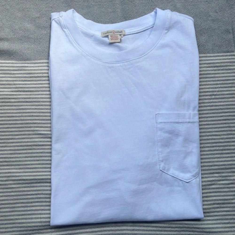 Carbon2Cobolt Men’s White Equilibrium Tee